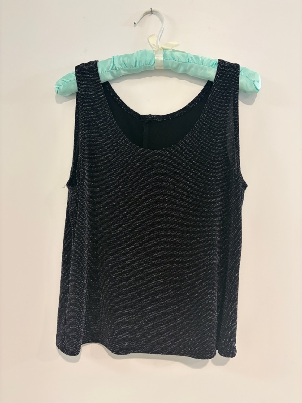 Black Sparkle Cardigan & Tank Set